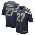Men s Nike Tariq Woolen College Navy Seattle Seahawks Game Player Jersey