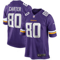 Cris Carter Minnesota Vikings Nike Game Retired Player Jersey   Purple