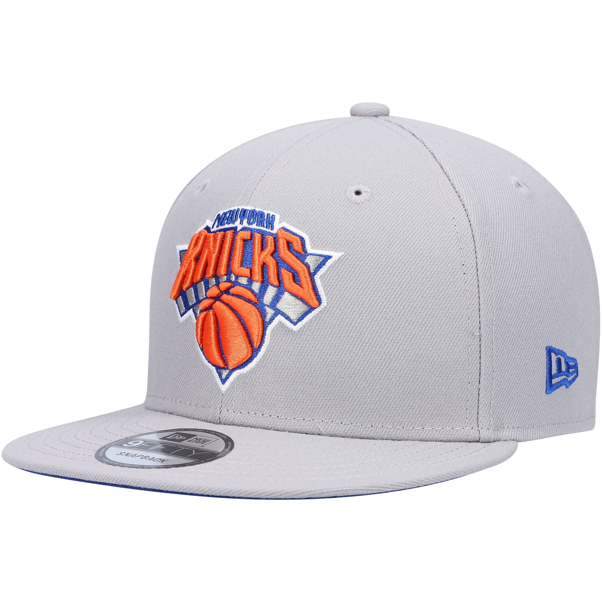 New York Knicks New Era 9FIFTY Snapback Hat - Gray