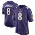 Lamar Jackson Baltimore Ravens Nike Game Player Jersey   Purple