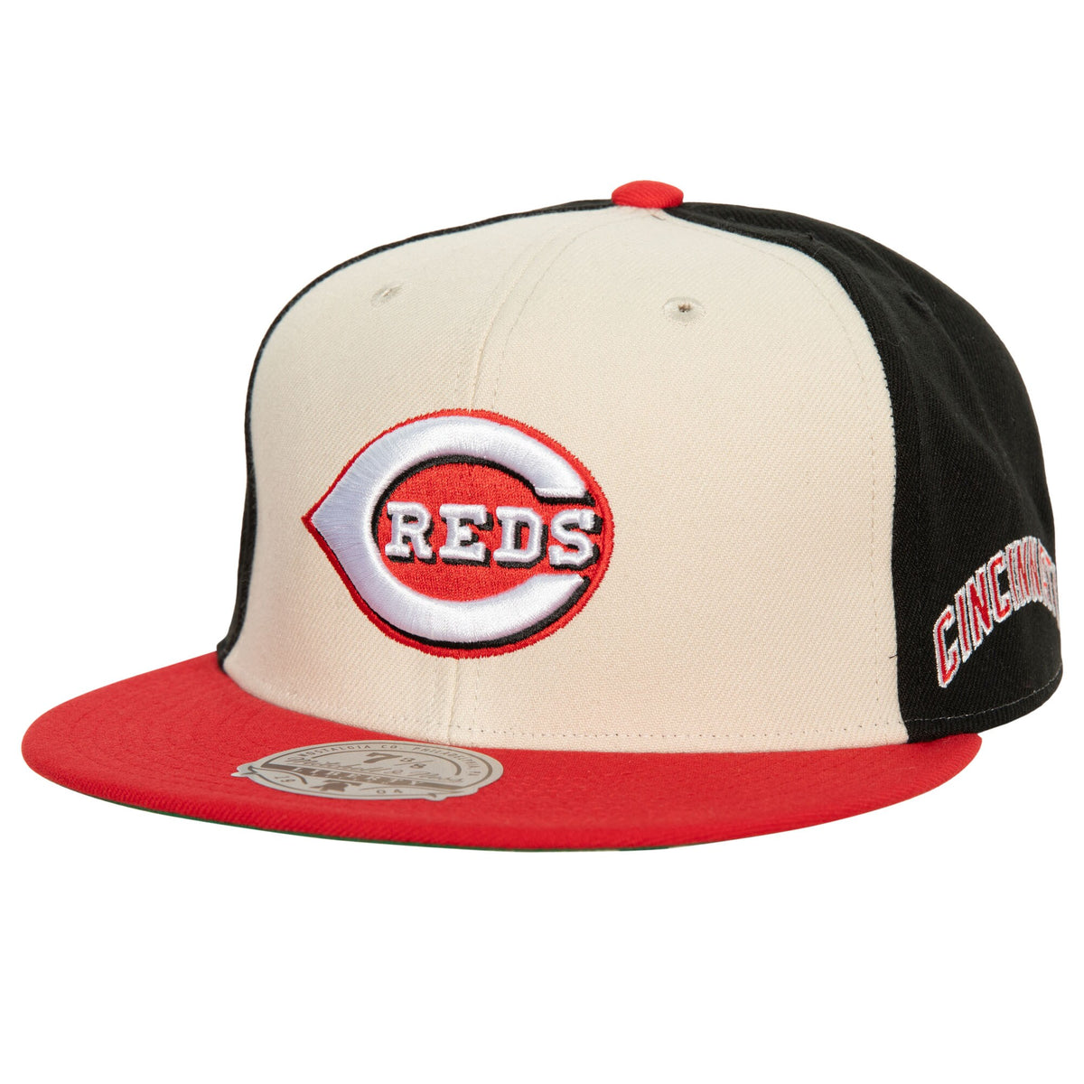 Cincinnati Reds Mitchell & Ness 1988 MLB All-Star Game Homefield Fitted Hat - Cream/Red