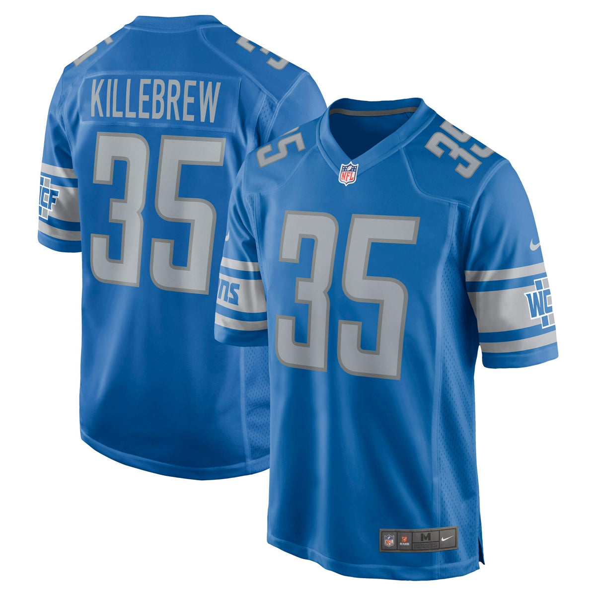 Miles Killebrew Detroit Lions Nike Game Jersey   Blue