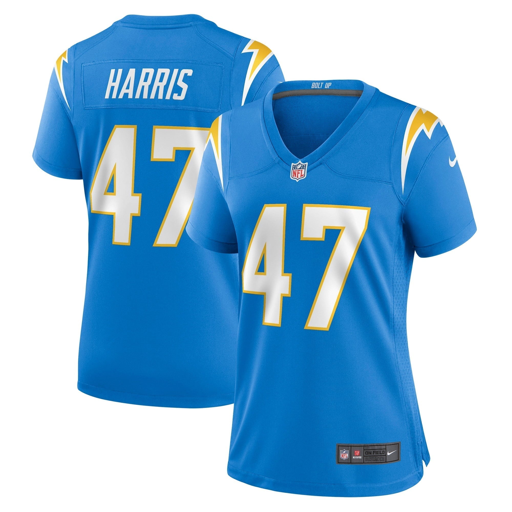 Women s Nike Josh Harris Powder Blue Los Angeles Chargers Game Jersey