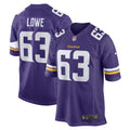 Vederian Lowe Minnesota Vikings Nike Game Player Jersey   Purple