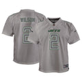 Zach Wilson New York Jets Nike Youth Atmosphere Game Jersey   Gray