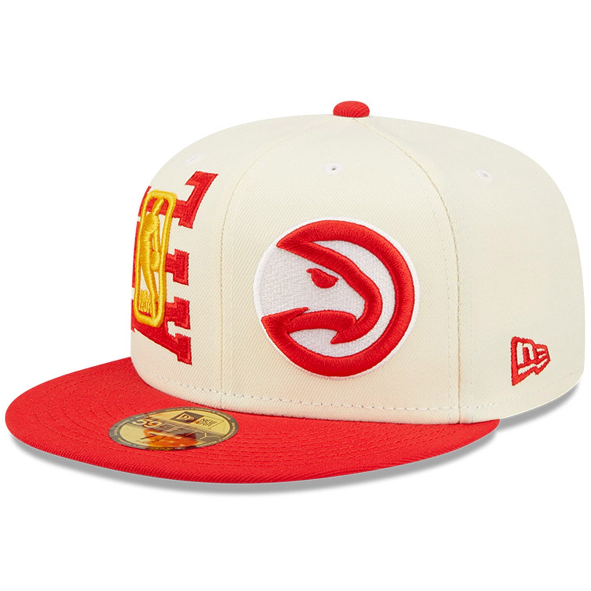 Atlanta Hawks, NBA Jerseys New Era 2022 NBA Draft 59FIFTY Fitted Hat - Cream/Red