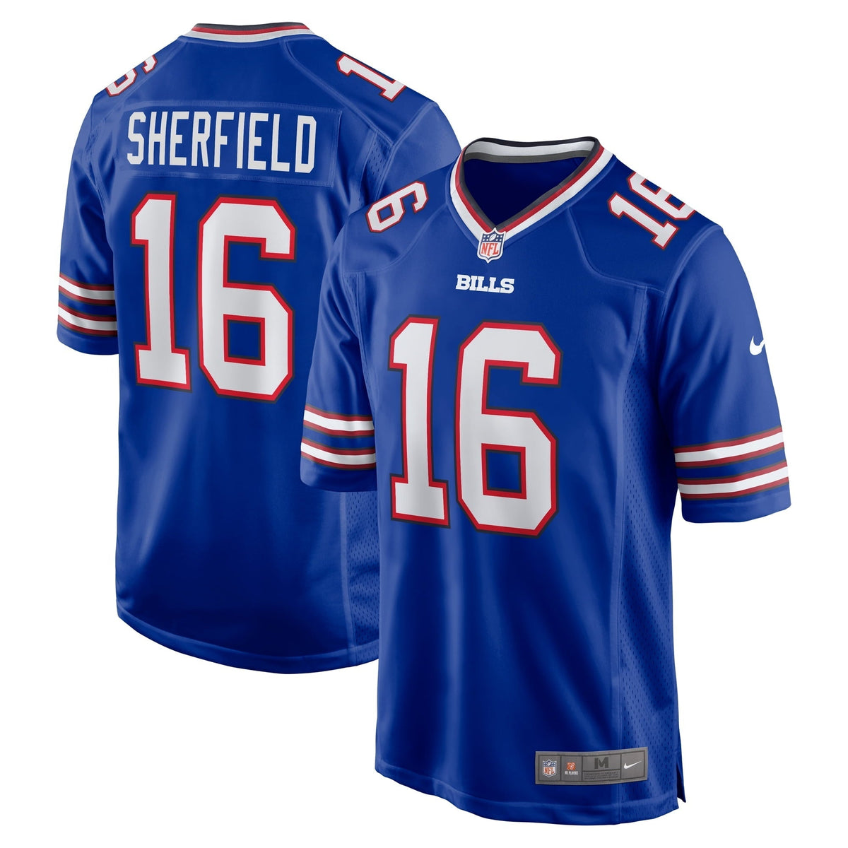 Men s Nike Trent Sherfield Royal Buffalo Bills Game Player Jersey