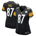 Women s Nike Justin Rigg Black Pittsburgh Steelers Game Player Jersey