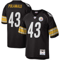 Troy Polamalu Pittsburgh Steelers Mitchell   Ness Legacy Replica Jersey   Black