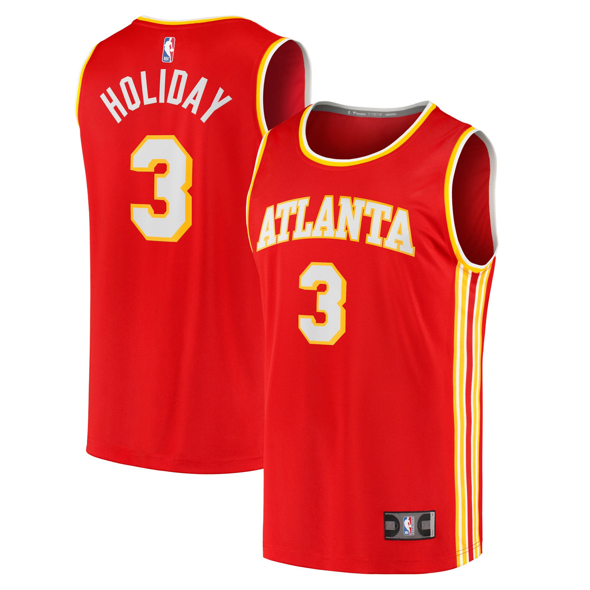 Aaron Holiday Atlanta Hawks, NBA Jerseys Fanatics Branded Fast Break Replica Jersey - Icon Edition - Red