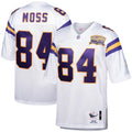 Randy Moss Minnesota Vikings Mitchell   Ness 2000 Authentic Throwback Retired Player Jersey   White