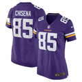 Women s Nike Dan Chisena Purple Minnesota Vikings Game Jersey
