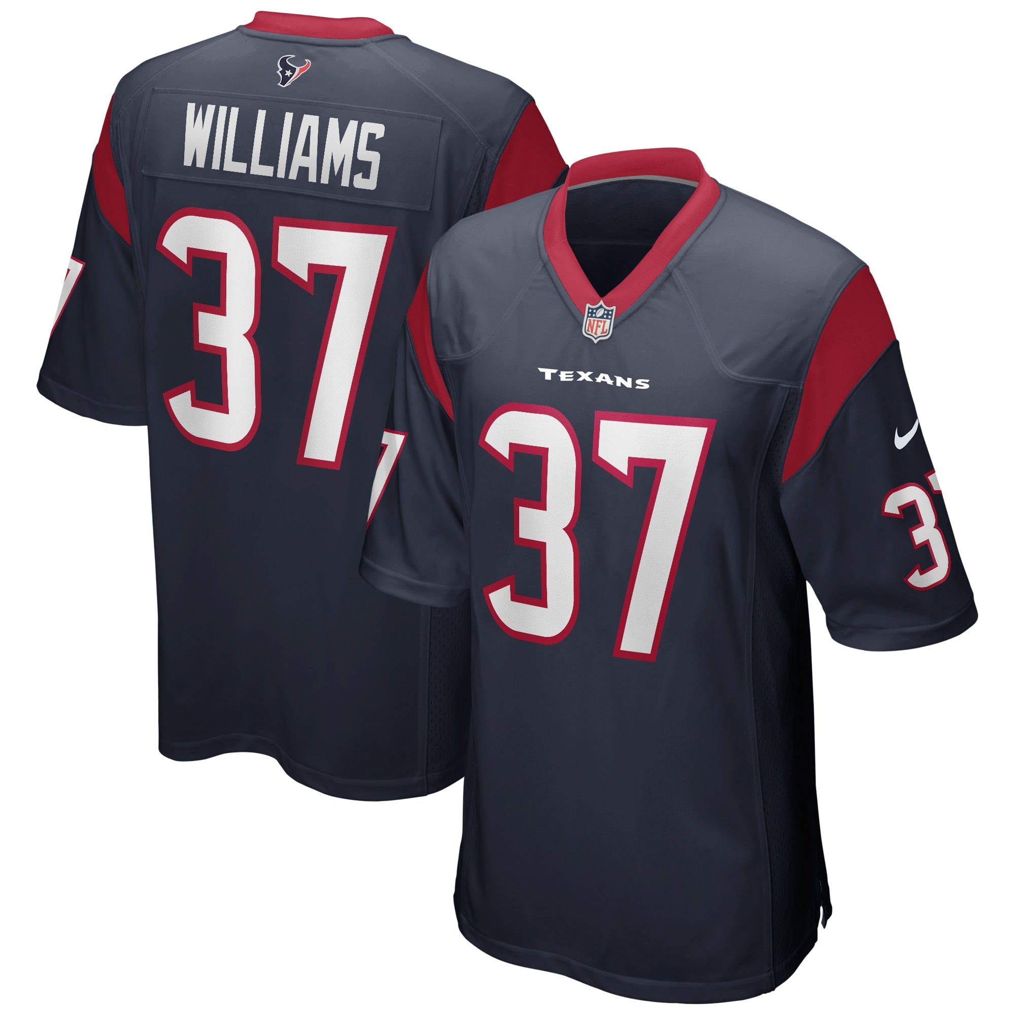 Domanick Williams Houston Texans Nike Game Retired Player Jersey   Navy