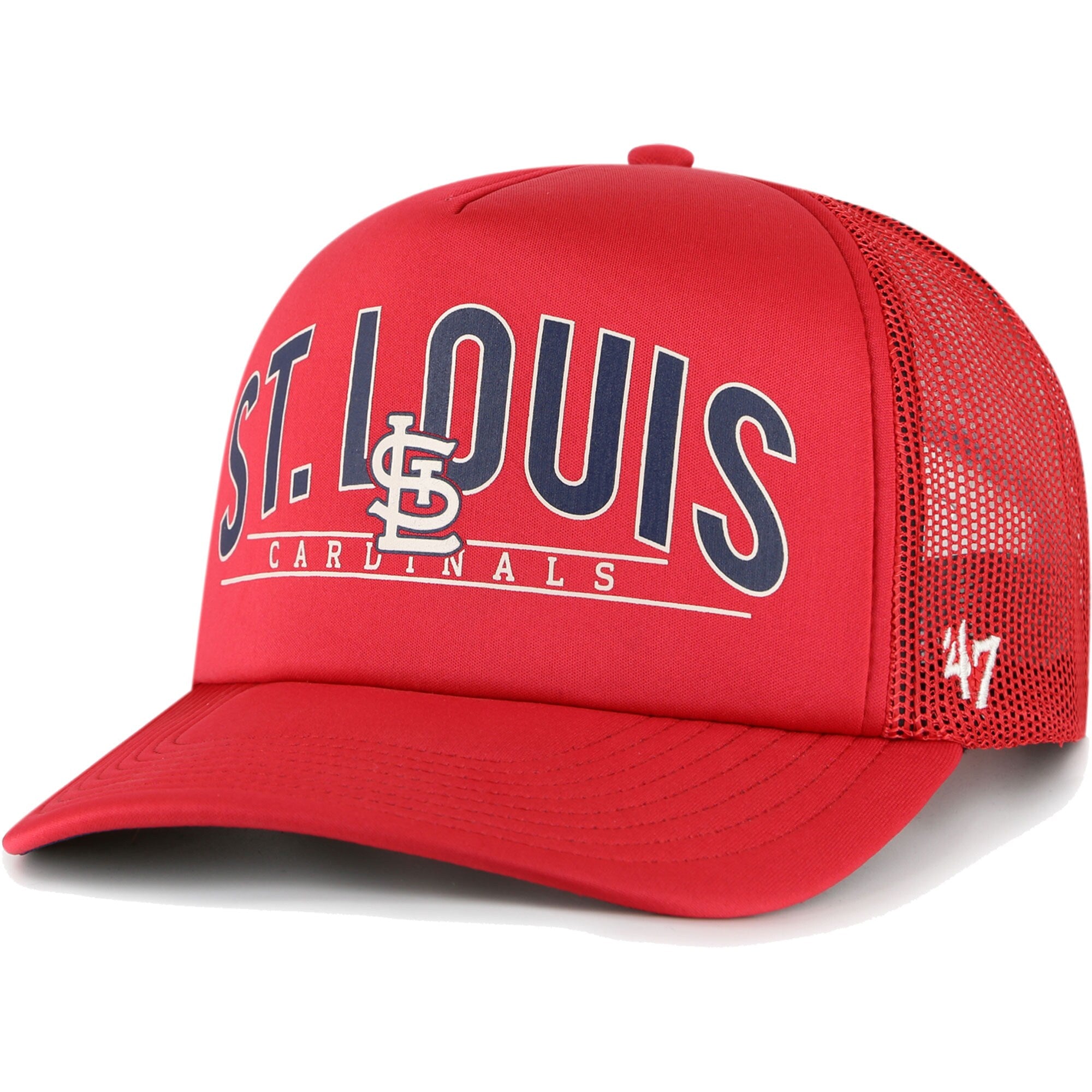 St. Louis Cardinals '47 Backhaul Foam Trucker Snapback Hat - Red