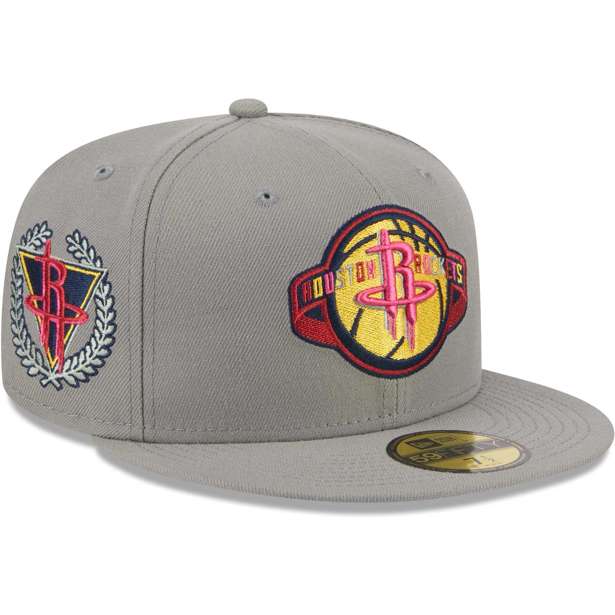 Houston Rockets New Era Color Pack 59FIFTY Fitted Hat - Gray