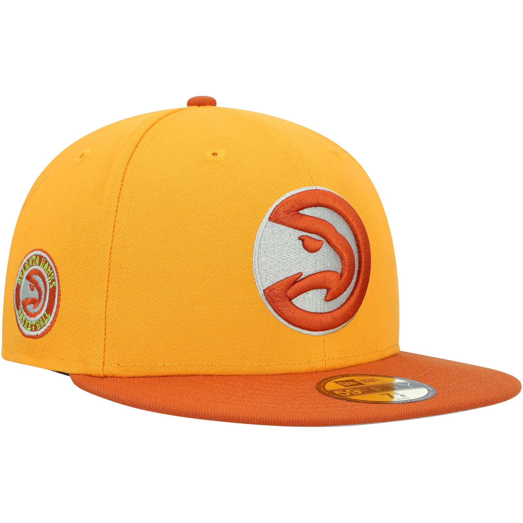 Atlanta Hawks, NBA Jerseys New Era 59FIFTY Fitted Hat - Gold/Rust