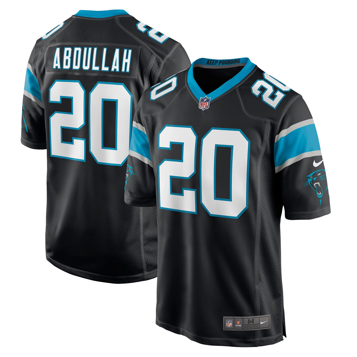 Ameer Abdullah Carolina Panthers Nike Game Jersey   Black