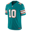 Men s Nike Tyreek Hill Aqua Miami Dolphins Alternate Vapor F.U.S.E. Limited Jersey