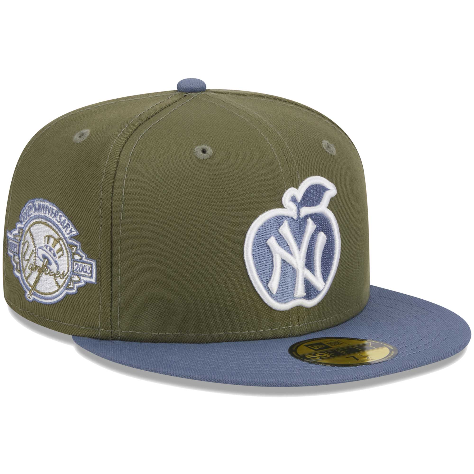 New York Yankees New Era 59FIFTY Fitted Hat - Olive/Blue