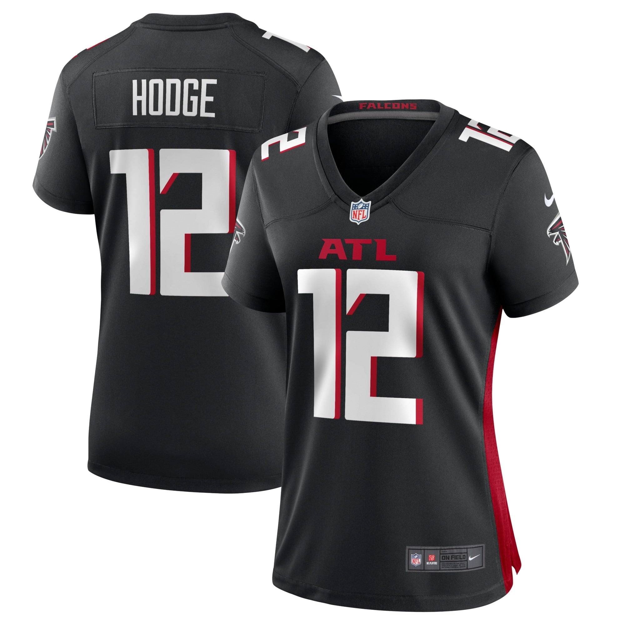 Women s Nike KhaDarel Hodge Black Atlanta Falcons Game Jersey