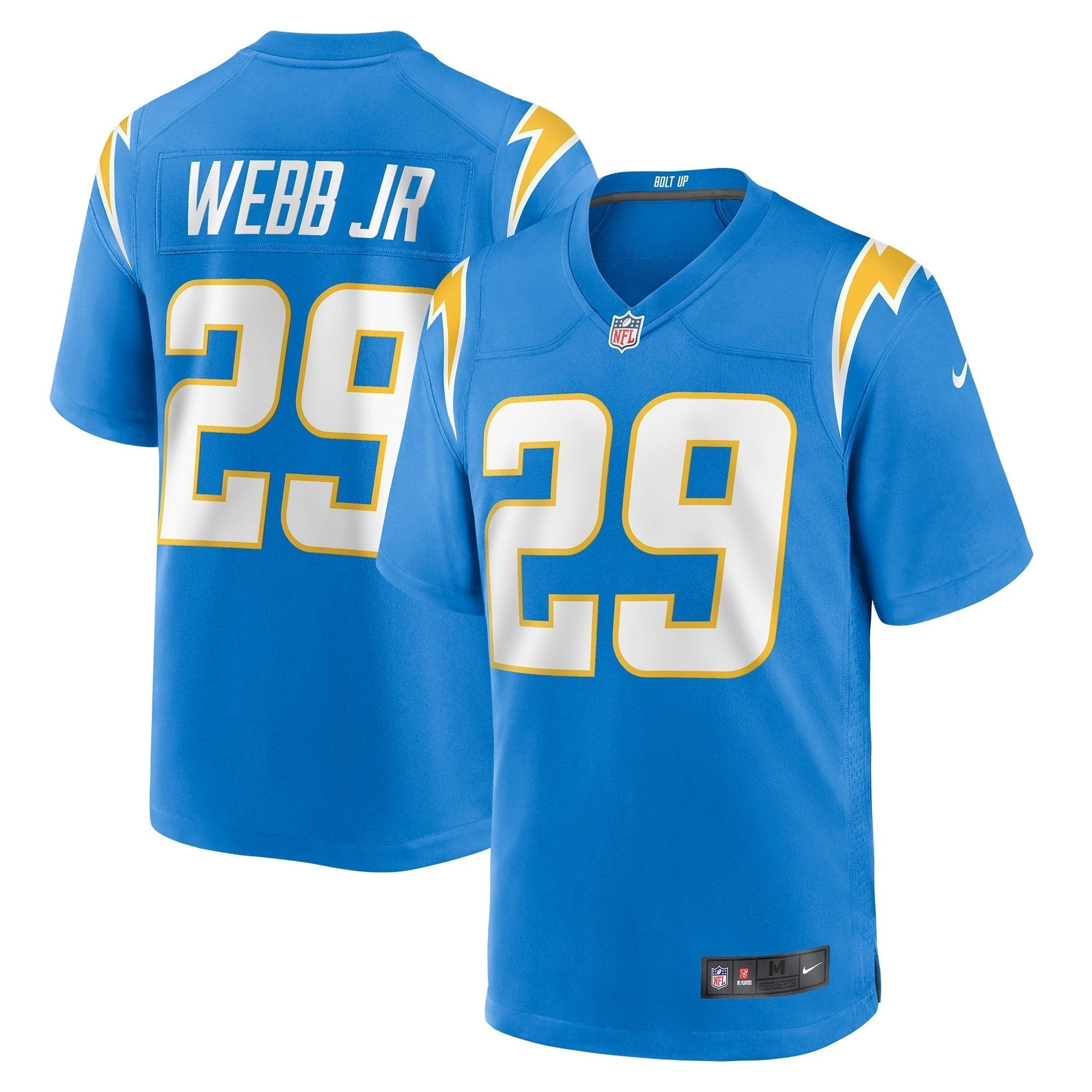 Men s Nike Mark Webb Jr. Powder Blue Los Angeles Chargers Game Jersey