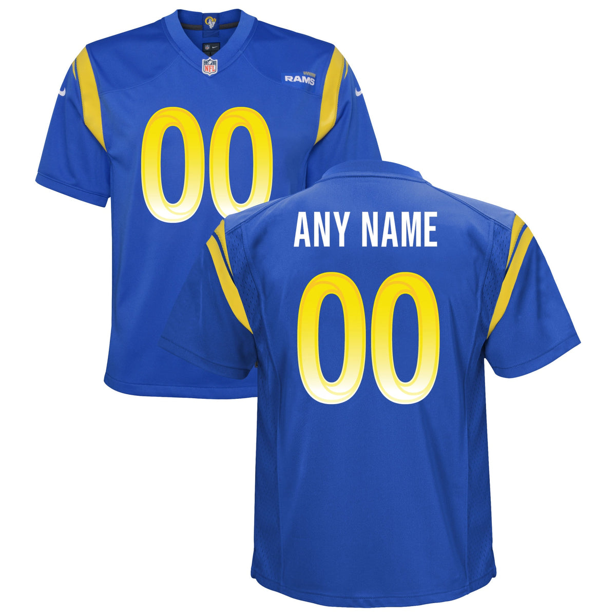 Los Angeles Rams Nike Youth Custom Game Jersey   Royal