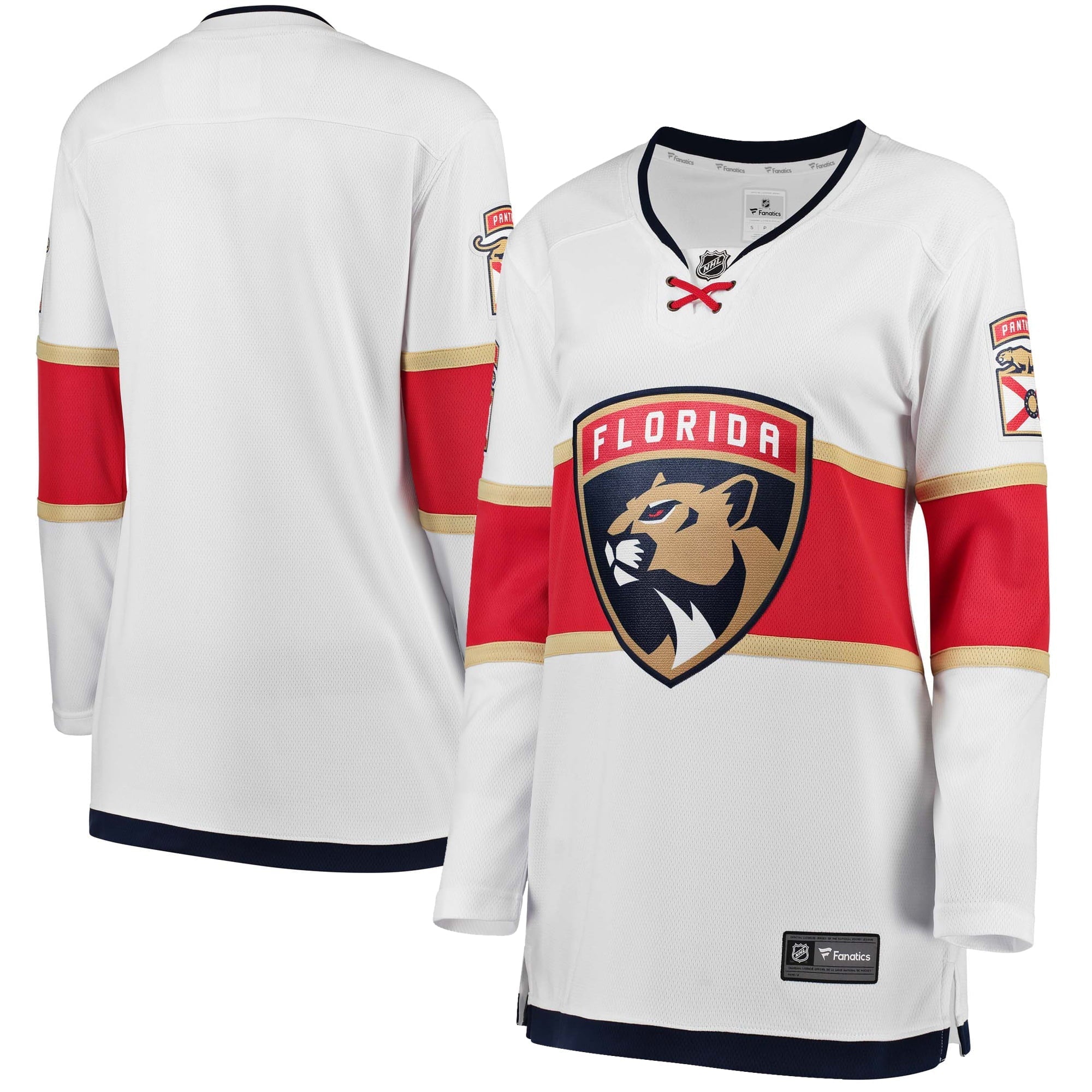 Women's Fanatics Branded White Florida Panthers Away Breakaway Jersey