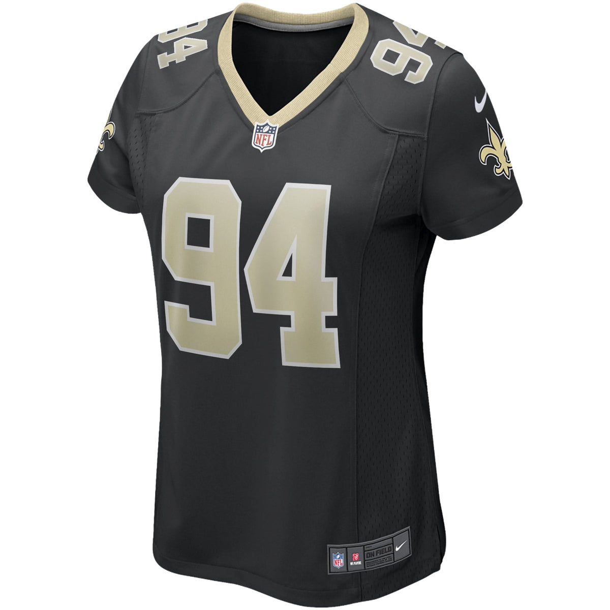Women s Nike Cameron Jordans Black New Orleans Saints Game Jersey