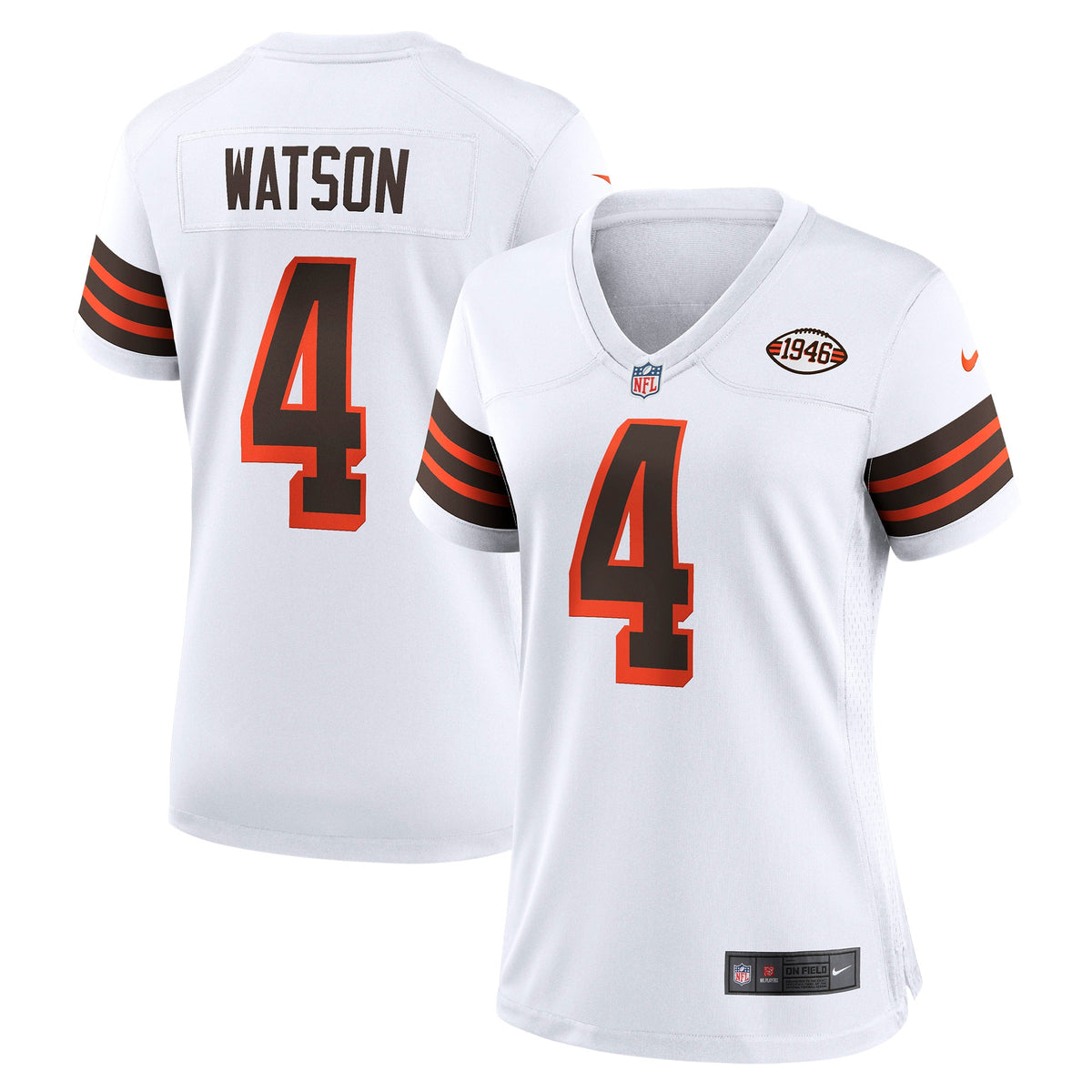 Deshaun Watson Cleveland Browns Nike Women s Player Jersey   White