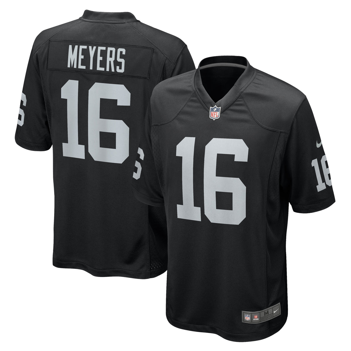 Jakobi Meyers Las Vegas Raiders Nike Game Player Jersey   Black