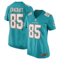 Women s Nike River Cracraft Aqua Miami Dolphins Game Player Jersey