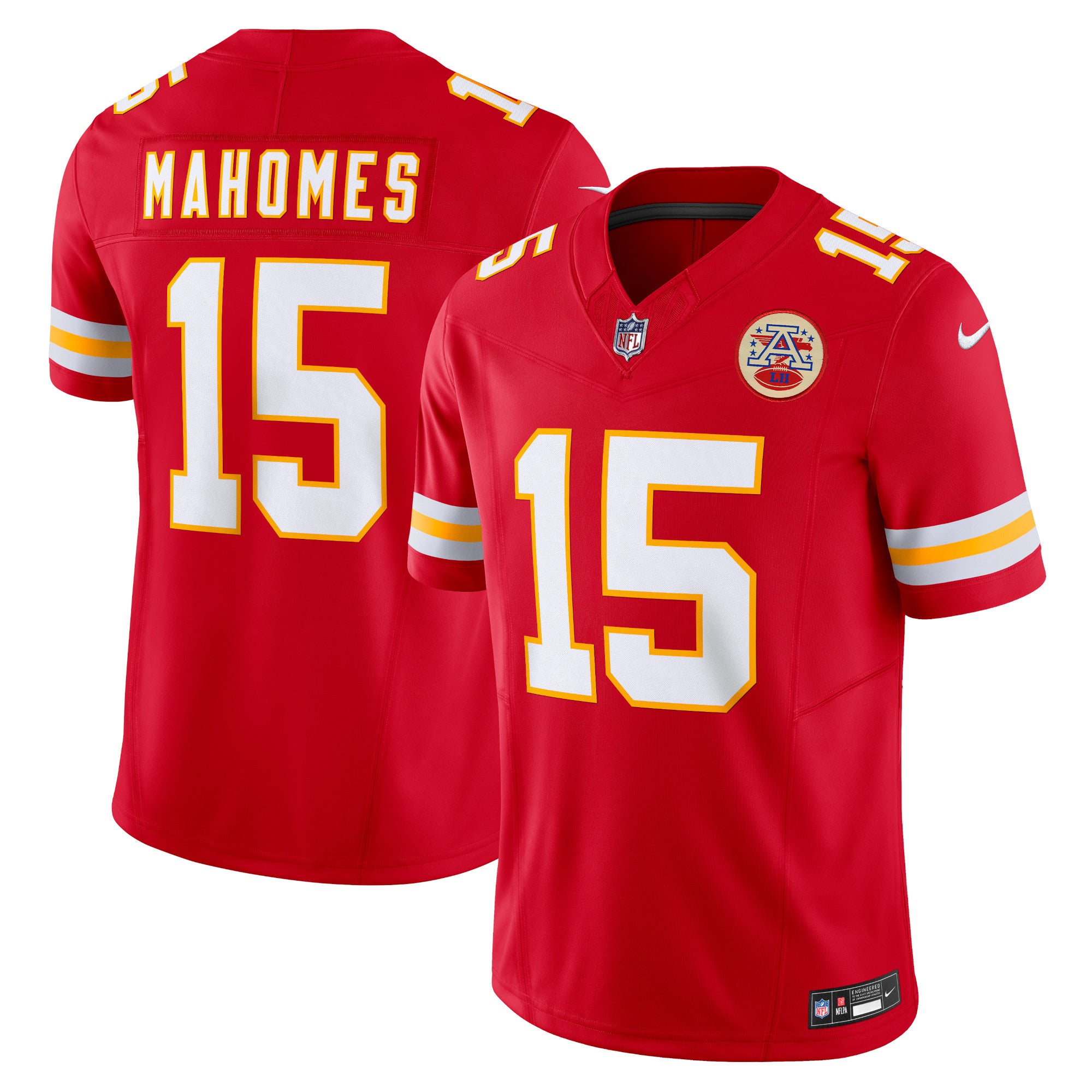 Patrick Mahomes Kansas City Chiefs Nike Vapor F.U.S.E. Limited Jersey   Red