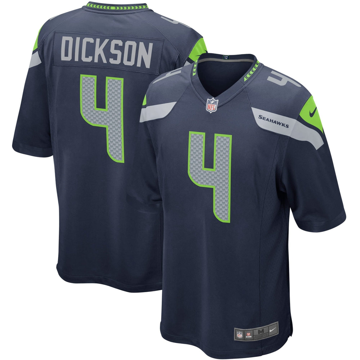 Men s Nike Michael Dickson College Navy Seattle Seahawks Player Game Jersey