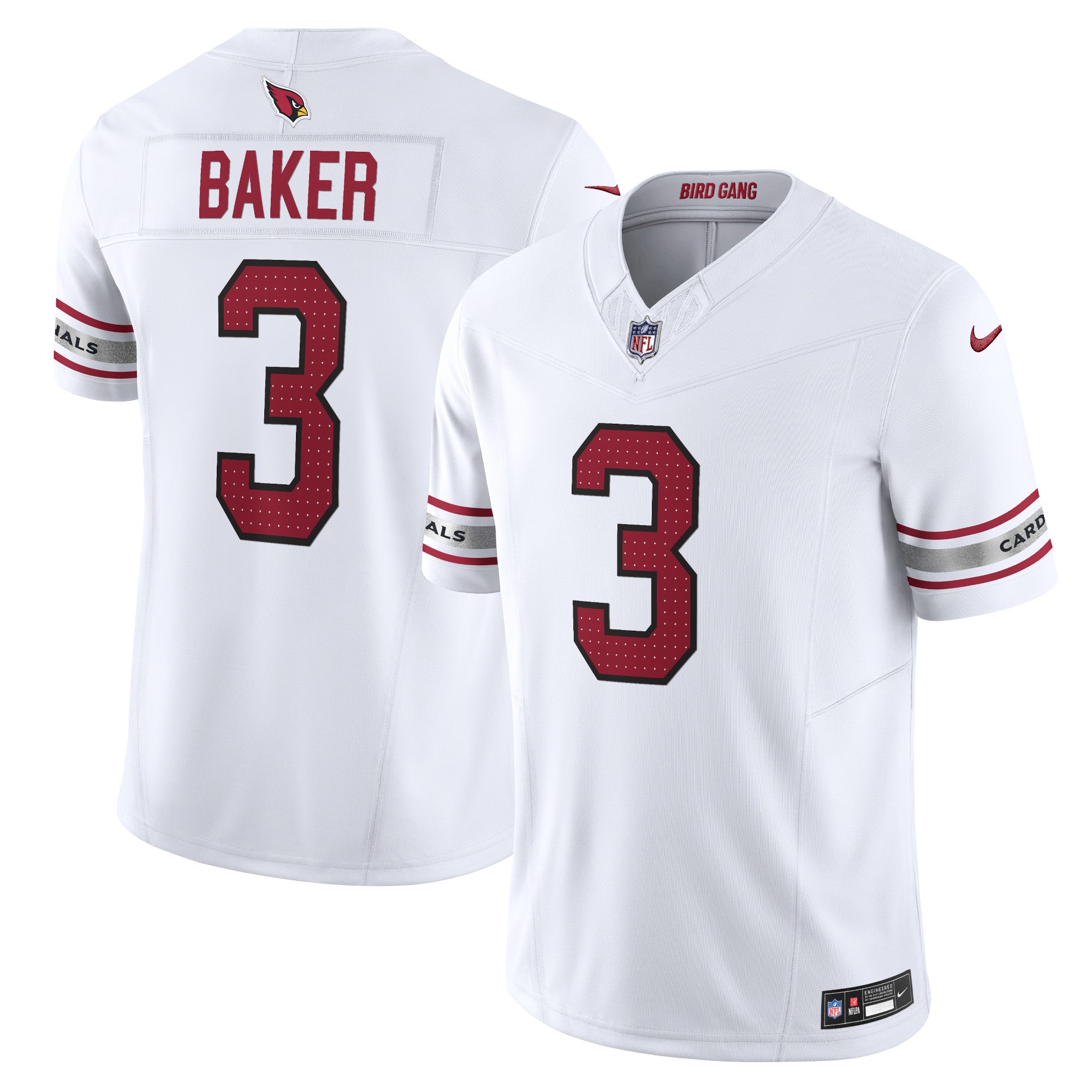 Budda Baker Arizona Cardinals Nike Vapor F.U.S.E. Limited Jersey   White