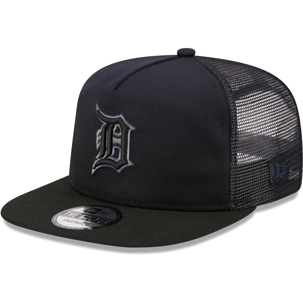 Detroit Tigers New Era Fade Golfer Lightly Structured Snapback Hat - Navy