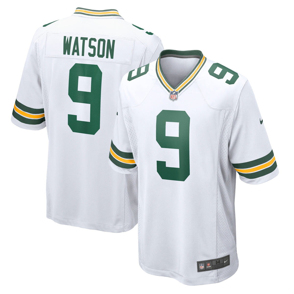 Christian Watson Green Bay Packers Nike  Game Jersey   White