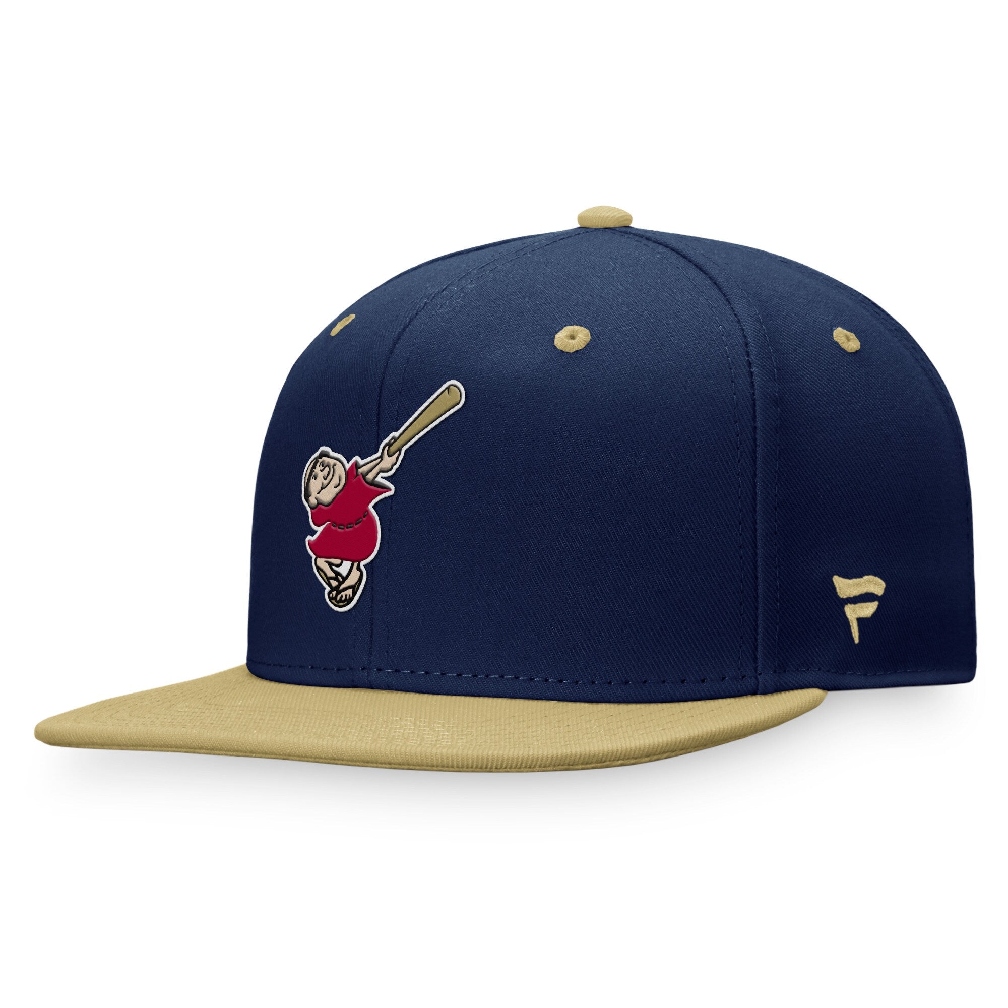 San Diego Padres Fanatics Branded Cooperstown Collection Two-Tone Fitted Hat - Navy/Beige