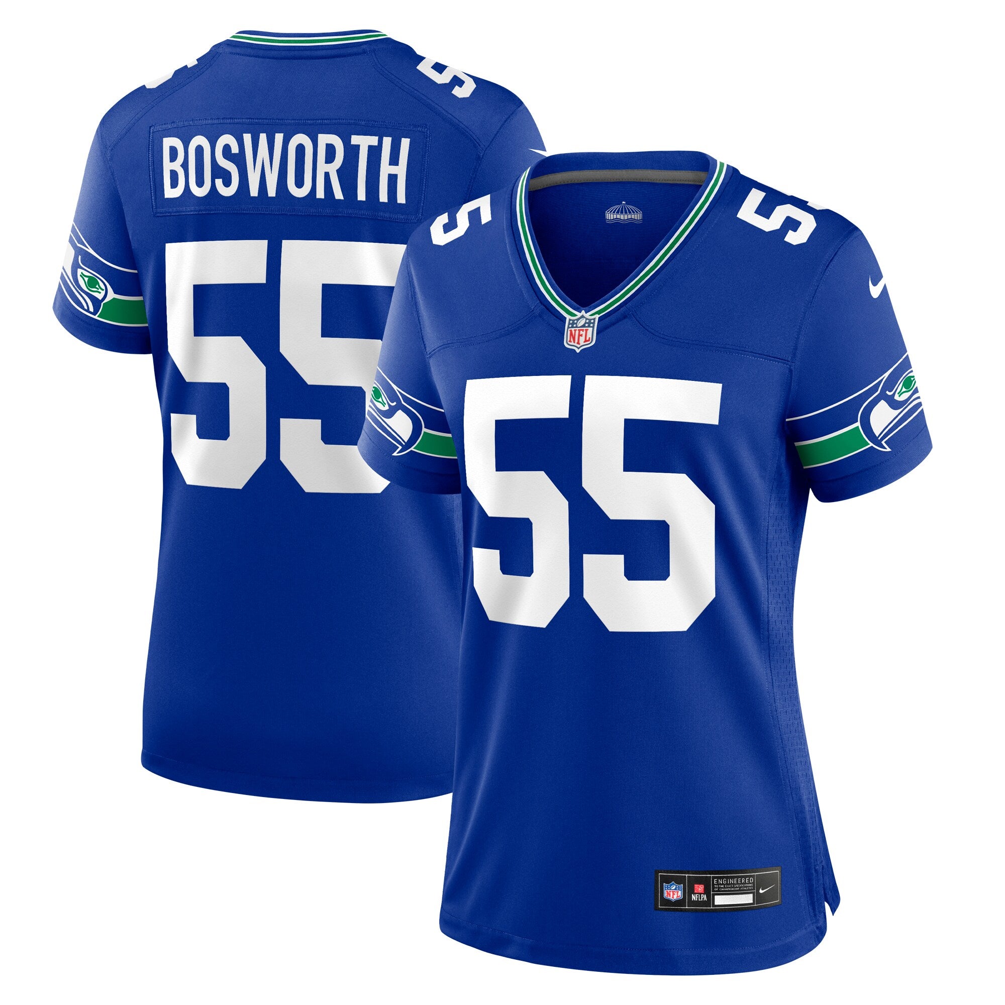 Brian Bosworth Seattle Seahawks Nike Women s Throwback Retired Player Game Jersey Royal