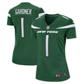 Women s New York Jets Sauce Gardner Game Jersey   Green