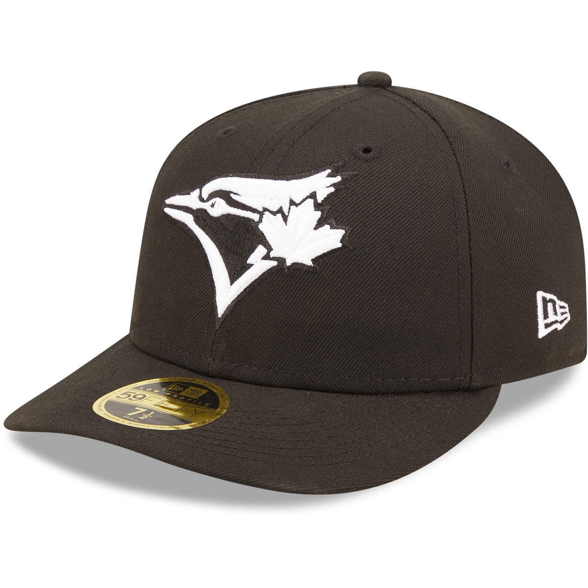 Toronto Blue Jays New Era Black & White Low Profile 59FIFTY Fitted Hat