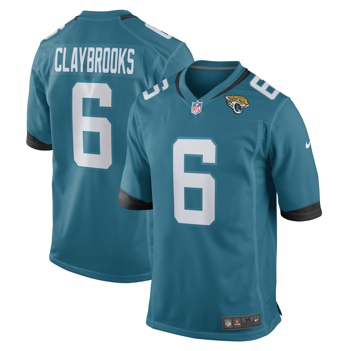 Chris Claybrooks Jacksonville Jaguars Nike Game Player Jersey   Teal