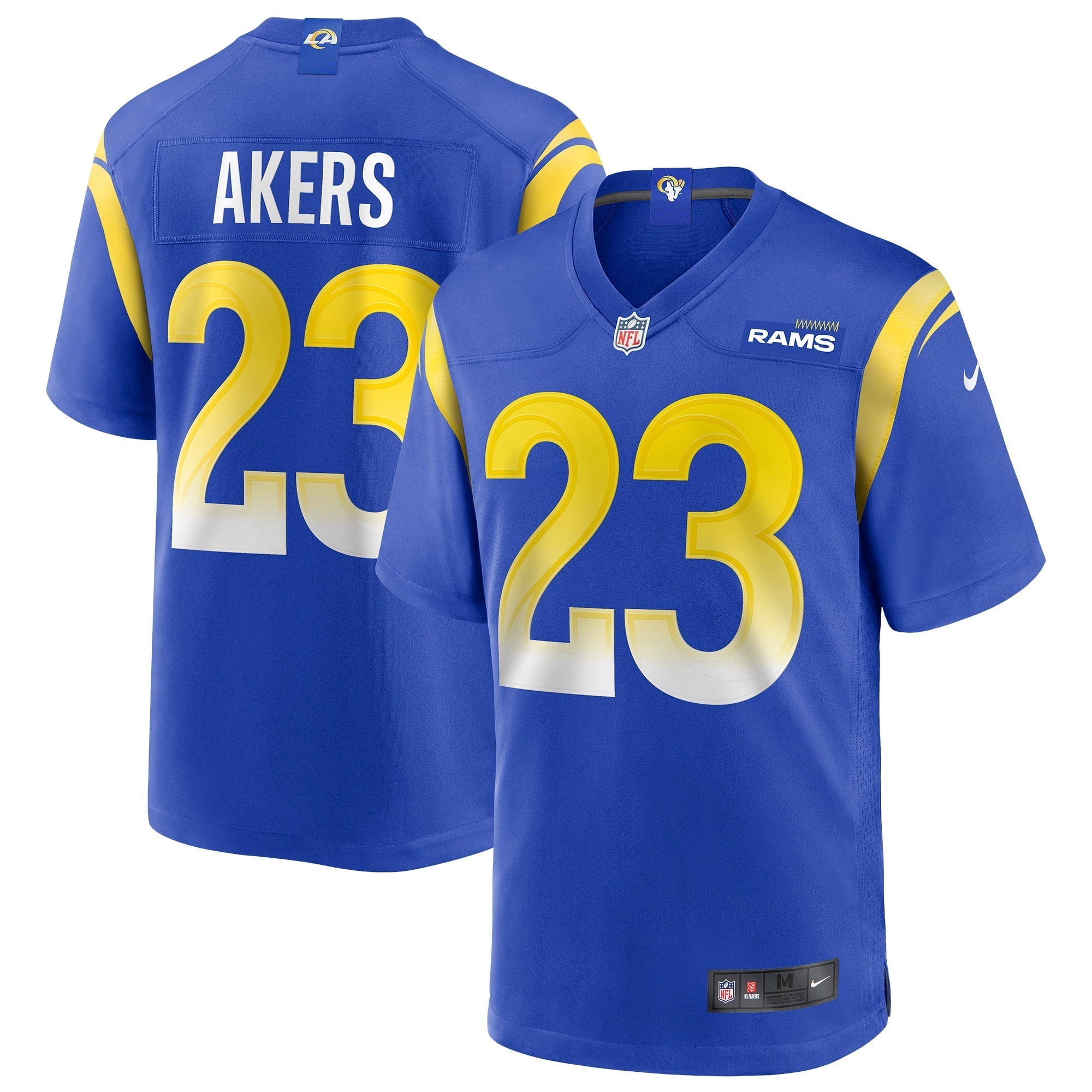 Men s Nike Cam Akers Royal Los Angeles Rams Game Player Jersey