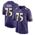 Men s Nike Jonathan Ogden Purple Baltimore Ravens Retired Player Game Jersey