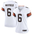 Women s Nike Baker Mayfield White Cleveland Browns Game Jersey