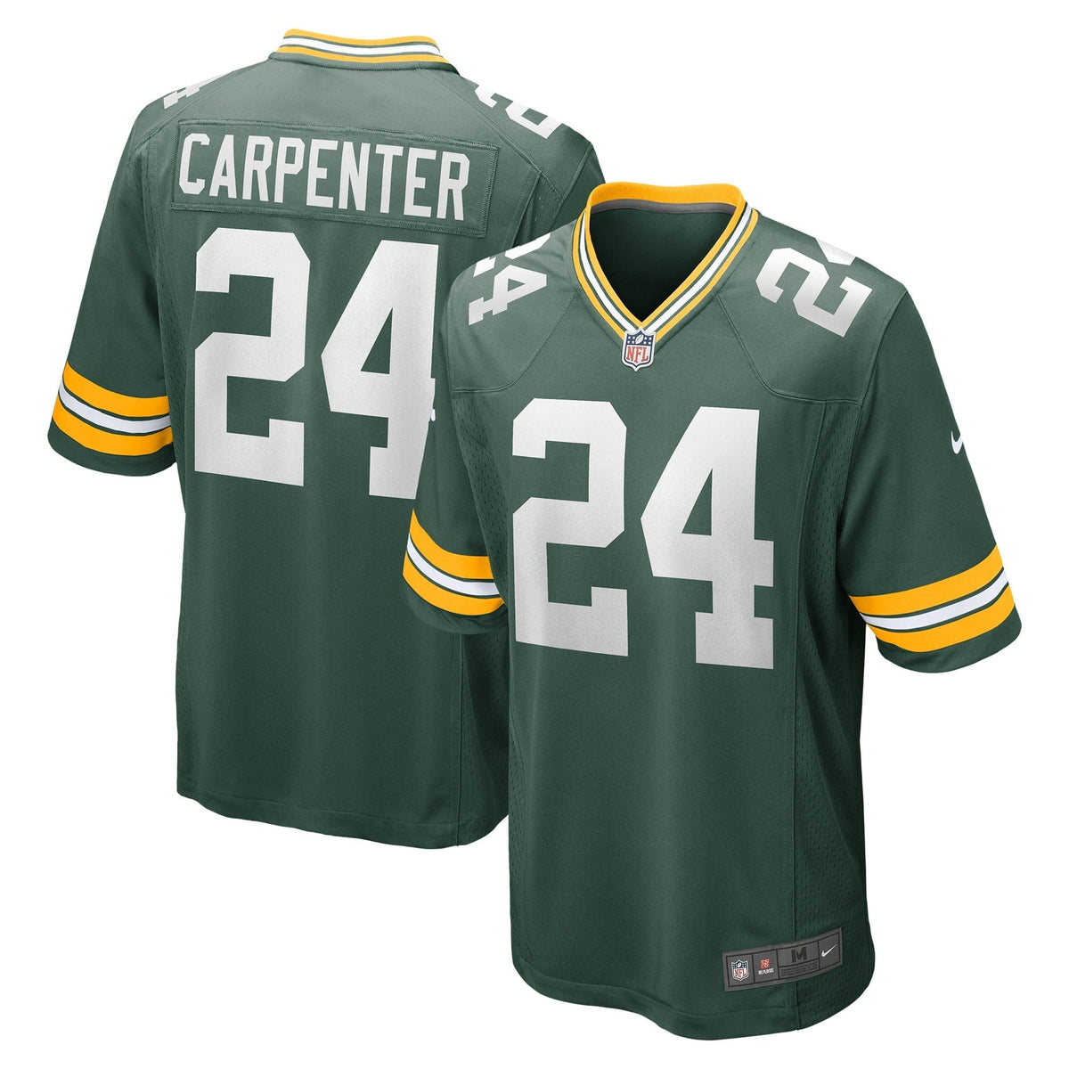 Men s Nike Tariq Carpenter Green Green Bay Packers Game Player Jersey
