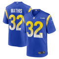 Men s Nike Ochaun Mathis Royal Los Angeles Rams Home Game Jersey