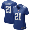 Tiki Barber New York Giants Nike Women s Game Retired Player Jersey Royal
