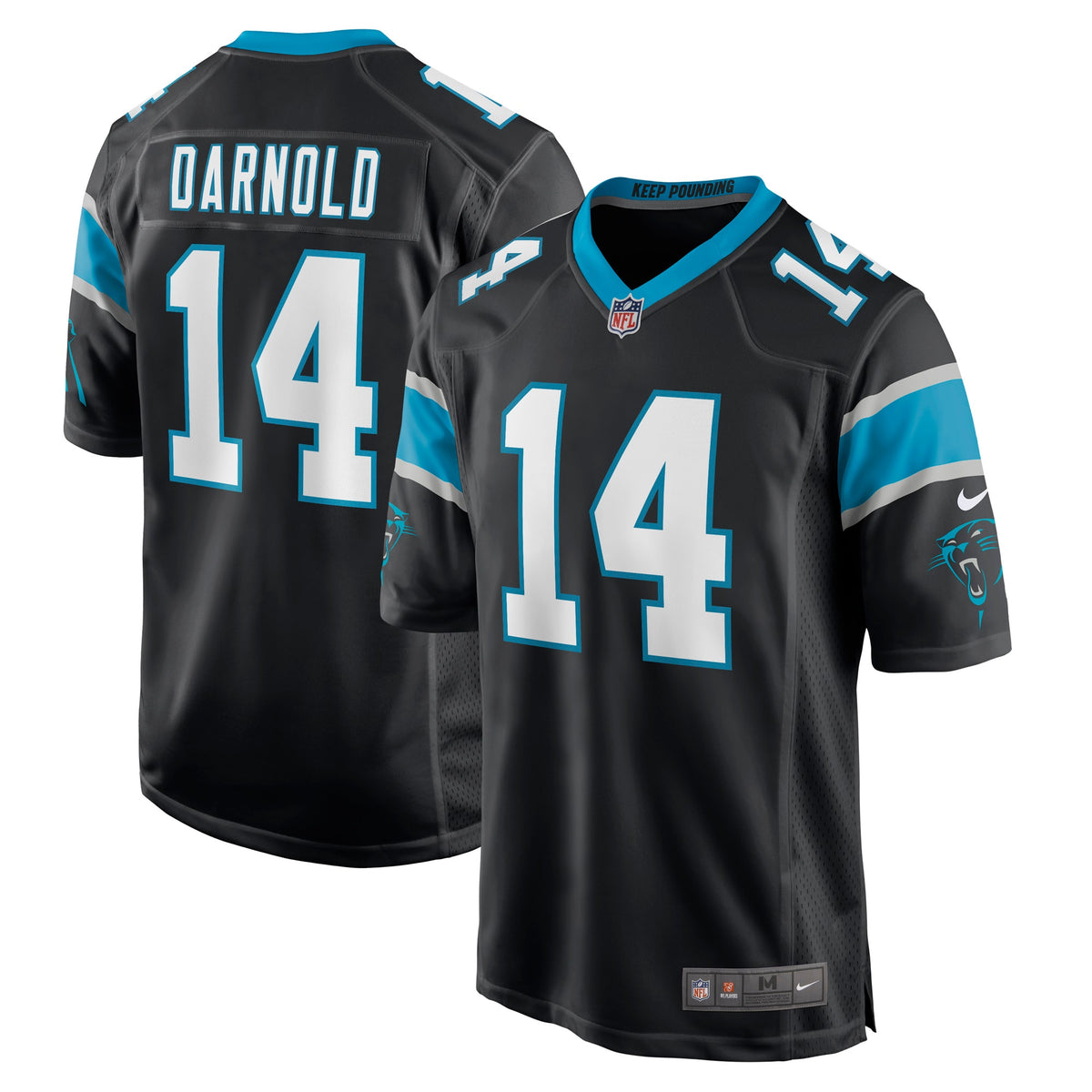 Sam Darnold Carolina Panthers Nike Game Player Jersey   Black