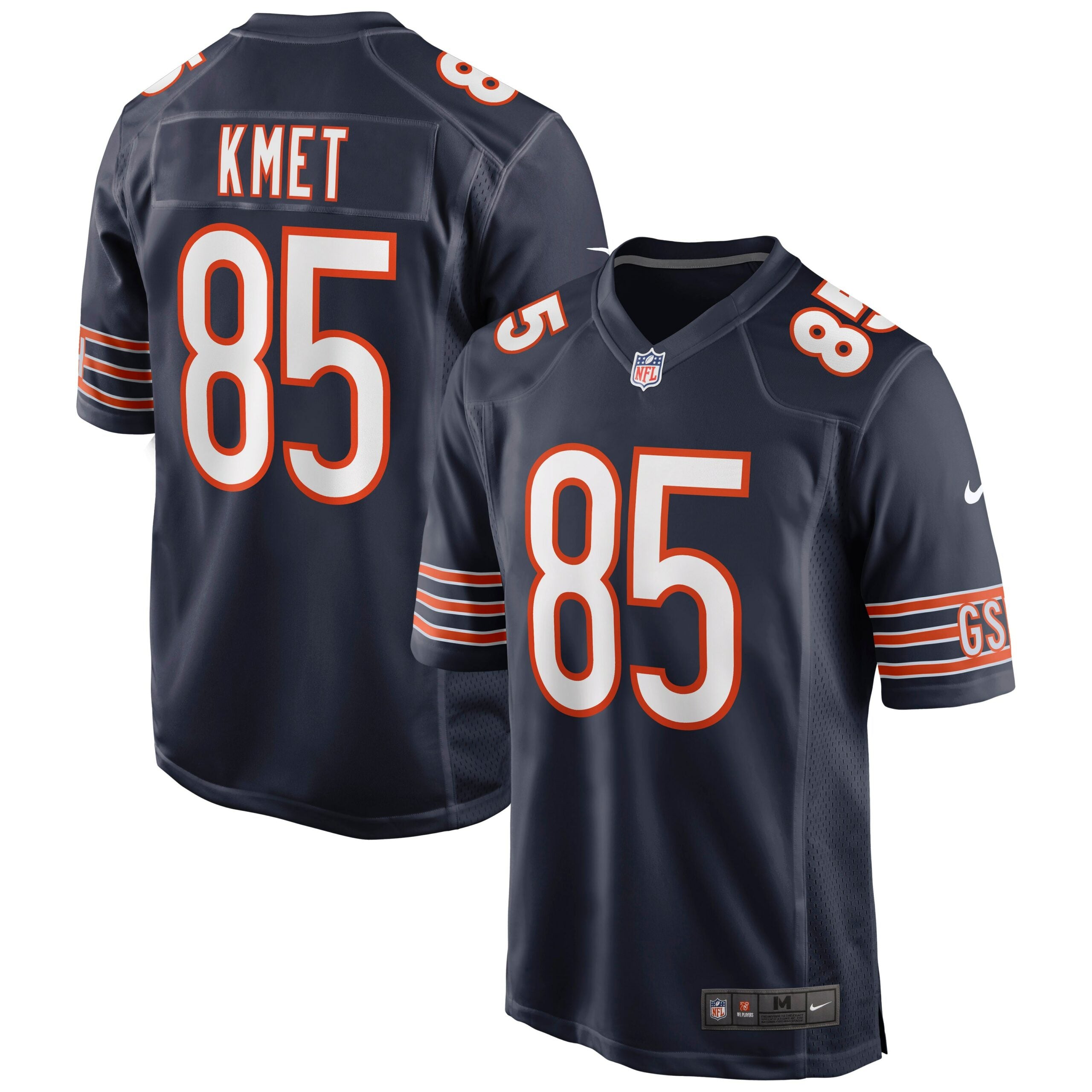Cole Kmet Chicago Bears Nike Player Game Jersey   Navy