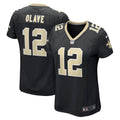 Women s Nike Chris Olave Black New Orleans Saints Game Player Jersey